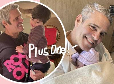 Andy Cohen's Son ADORABLY Reacts To Meeting Newborn Sister For The First Time! - perezhilton.com