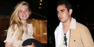 Elle Fanning Spotted Out In Rare Sighting With Max Minghella - www.justjared.com - London - Los Angeles - Los Angeles - New York