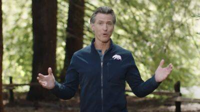 Gavin Newsom Takes A Walk In The Redwoods In First Campaign Ad For November 2022 Election - deadline.com - California