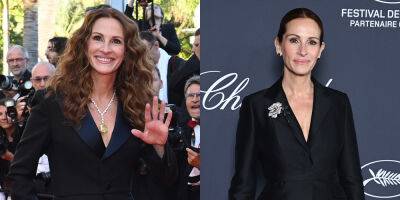 Julia Roberts Suits Up in Two Looks at Cannes Film Festival to Celebrate Chopard - www.justjared.com - France
