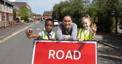 Dame Sarah Storey wants to stop "lazy habit" at drop-off times as two Leigh schools reduce road dangers for children - www.manchestereveningnews.co.uk - Manchester