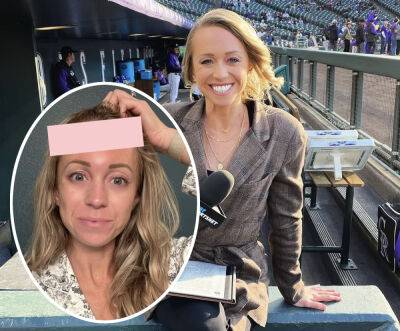 Right Before Her Wedding! MLB Reporter Kelsey Wingert Shares Pic Of HUGE Head Scar After Being Hit With '95 MPH Line Drive'! - perezhilton.com - Atlanta - Colorado