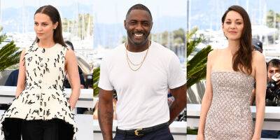 Idris Elba, Alicia Vikander, Marion Cotillard, & More Had Photo Calls Today at Cannes 2022 - See Pics! - www.justjared.com - France - county Riley