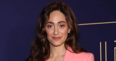Emmy Rossum Goes Pretty in Pink Suit for 'Angelyne' FYC Event - www.justjared.com - Los Angeles