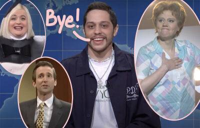 SNL Bids Adieu To Pete Davidson, Kate McKinnon, Aidy Bryant, & Kyle Mooney In Touching Send-Off! - perezhilton.com