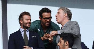 David Beckham and Will Ferrell join Wrexham owner Ryan Reynolds at Wembley for final - www.msn.com - France - city Philadelphia
