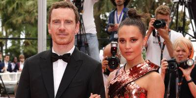 Alicia Vikander & Michael Fassbender Couple Up For 'Irma Vep' Premiere at Cannes - www.justjared.com - France - county Stone