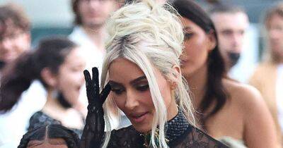 Kim Kardashian wows in black lace gown at Kourtney and Travis' wedding in Italy - www.ok.co.uk - Italy - Alabama