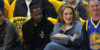 Adele Wears All Denim On Date With Boyfriend Rich Paul At NBA Game - www.msn.com - Beverly Hills - San Francisco - county Maverick