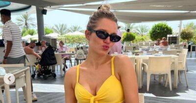 Helen Flanagan looks stunning in yellow bikini as she matches with children in holiday snap - www.manchestereveningnews.co.uk