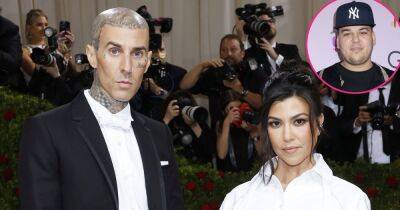 Stars Who Skipped Kourtney Kardashian and Travis Barker’s 3rd Wedding in Italy: Rob Kardashian, Kanye West and More - www.usmagazine.com - New York - California - Italy - Las Vegas