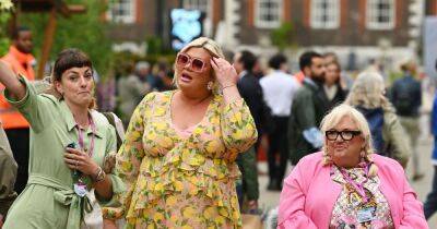 Gemma Collins and mum Joan put on very colourful display at Chelsea Flower Show - www.ok.co.uk - London