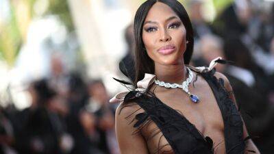 Naomi Campbell Wore a Plunging Feathered Gown at the Cannes Film Festival - www.glamour.com - county Campbell
