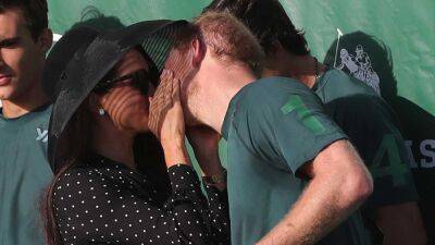 Meghan Markle Kisses Prince Harry During Glamorous Polo Tournament Appearance - www.etonline.com - California - county Charles - Santa Barbara - Bermuda