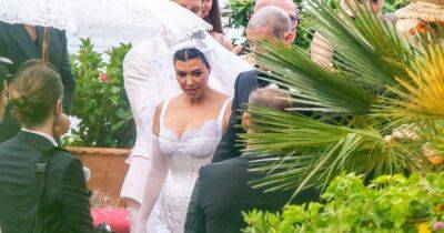 Kardashian-Jenner Family’s Best Looks from Kourtney Kardashian’s Wedding Weekend - www.usmagazine.com - Italy