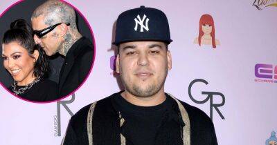 Why Rob Kardashian Skipped Kourtney Kardashian and Travis Barker’s Wedding: Italy Event ‘Would Have Been Too Much for Him’ - www.usmagazine.com - Italy - county Arthur - George