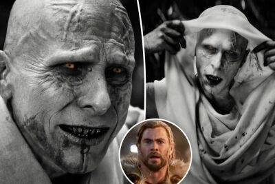Unrecognizable Christian Bale shocks fans in new ‘Thor’ film - nypost.com