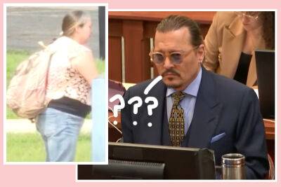Woman Barges Into Courtroom During Defamation Trial To Reveal Johnny Depp Is THE FATHER OF HER BABY?! - perezhilton.com