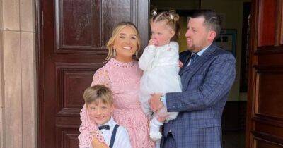 Channel 4 Gogglebox's Izzi Warner looks gorgeous rare photo with partner Grant at daughter's christening - www.manchestereveningnews.co.uk