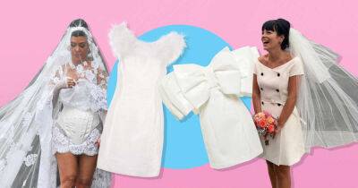 Could flirty mini dresses be the next big wedding trend? These are some of our favourites - www.msn.com - county Tate - city Sharon, county Tate