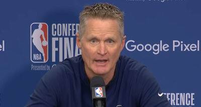 Golden State Warriors Coach Steve Kerr Delivers Impassioned Speech on Gun Control Following Texas School Shooting - Watch - www.justjared.com - Texas - county Dallas - county Maverick - state Golden - Lebanon - county Uvalde