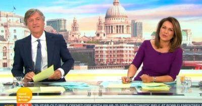 Good Morning Britain's Richard Madeley tells co-star 'we don't need you anymore' after sharing weather trick - www.manchestereveningnews.co.uk - Britain - county Hawkins