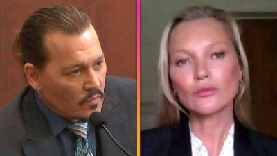 Kate Moss Denies Johnny Depp Pushed Her Down Stairs in Defamation Trial Testimony - www.etonline.com - Jamaica