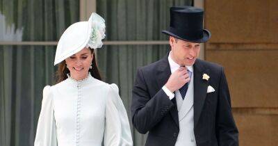 Kate and William brave wet weather as they step in for Queen at final garden party - www.ok.co.uk - county Prince Edward