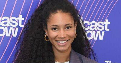 Vick Hope shows off huge diamond ring in first appearance since Calvin Harris engagement news - www.ok.co.uk - Britain - London
