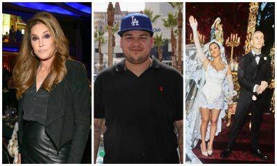 Why Caitlyn Jenner and Rob Kardashian weren’t at Kourtney and Travis Barker’s wedding - us.hola.com - Italy - Kardashians