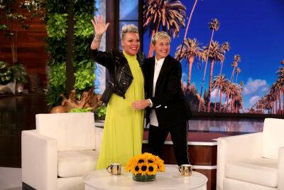 Pink Says Ellen DeGeneres ‘Basically Handed’ Her An Emmy As She Gets Emotional Over The End Of ‘Ellen’ - etcanada.com
