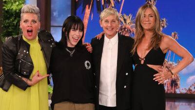 Ellen DeGeneres’ last show: Jennifer Aniston jokes about Brad Pitt divorce, Pink performs and more - www.foxnews.com