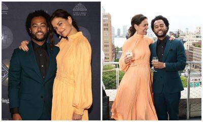 Katie Holmes and her boyfriend Bobby Wooten III make red carpet debut - us.hola.com - New York - USA