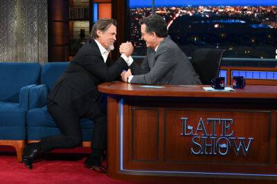 Josh Brolin Chides Stephen Colbert After Learning The ‘Late Show’ Host Has Never Seen ‘The Goonies’ - etcanada.com