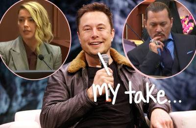 Elon Musk Weighs In On Amber Heard And Johnny Depp’s Defamation Trial! - perezhilton.com