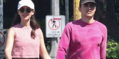 Dave Franco & Wife Alison Brie Match in Pink During a Morning Weekend Stroll - www.justjared.com - Los Angeles