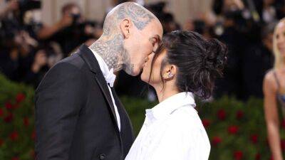 Kourtney Kardashian and Travis Barker Pack on PDA While Attending Met Gala for the First Time - www.etonline.com