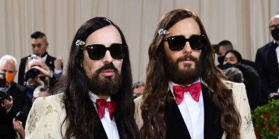 Jared Leto & Gucci Designer Alessandro Michele Are Twins at Met Gala 2022 - www.justjared.com - New York - Italy