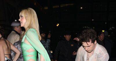 Brooklyn Beckham is an attentive husband as he helps Nicola Peltz with dress at Met Gala afterparty - www.ok.co.uk - New York