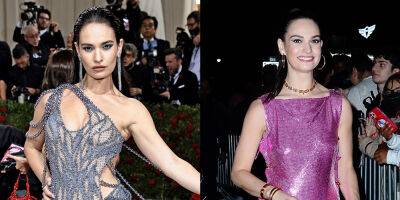 Lily James Wowed in Two Versace Looks for Her Met Gala Night! - www.justjared.com - New York