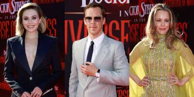 Benedict Cumberbatch, Elizabeth Olsen, & Rachel McAdams Skip Met Gala for 'Doctor Strange 2' L.A. Premiere - www.justjared.com - Hollywood