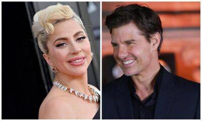 Lady Gaga shows love for Tom Cruise with a kiss on the cheek at Las Vegas show - us.hola.com - Las Vegas