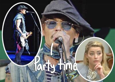Celebrating? Johnny Depp ROCKS OUT During Surprise Concert DAYS After Defamation Trial Testimony Concludes - perezhilton.com - Washington - Virginia - county Fairfax