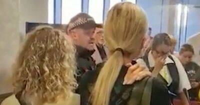 "It's been cancelled, you're not going on holiday": Shocking moment POLICE tell furious passengers at Manchester Airport their TUI trip is cancelled - www.manchestereveningnews.co.uk - Spain - Manchester - Greece