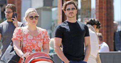 Emmerdale's Amy Walsh and EastEnders' Toby Alexander Smith enjoy sunny stroll with baby - www.ok.co.uk - county Metcalfe
