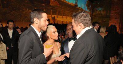 Kim Kardashian and Pete Davidson spotted speaking to Elon Musk at Met Gala - www.ok.co.uk - New York - South Africa