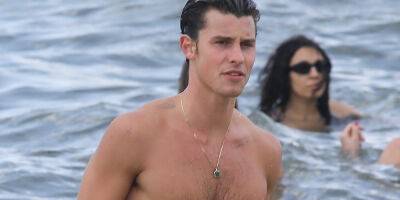 Shawn Mendes Takes a Dip During a Beach Day in Miami - www.justjared.com - Miami - Florida