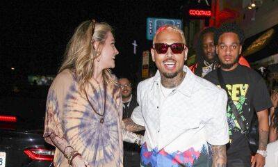 Paris Jackson spends time with Chris Brown on his birthday - us.hola.com - Los Angeles - county Brown