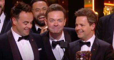 Stephen Mulhern told off by Ant and Dec as he hilariously interrupts winning BAFTAs speech - www.ok.co.uk