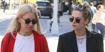 Kristen Stewart & Fiancée Dylan Meyer Holds Hands During a Day Out in SoHo - www.justjared.com - New York